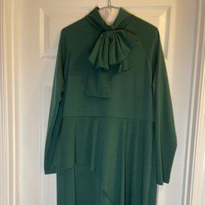 This is a beautiful and green dress size 2x